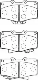 Комплект тормозных колодок, дисковый тормоз AISIN купить